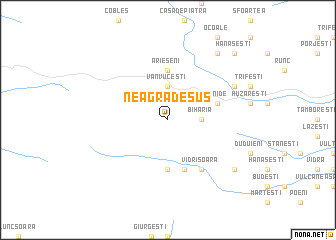 map of Neagra de Sus