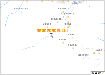 map of Neagra Şarului