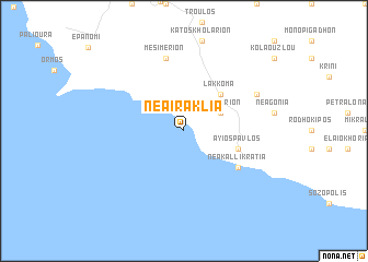 map of Néa Iráklia