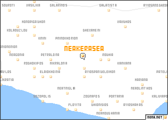 map of Néa Keraséa