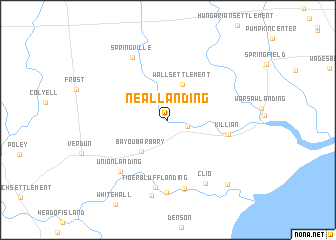 map of Neal Landing