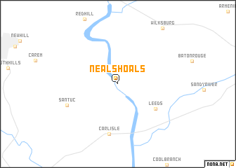 map of Neal Shoals