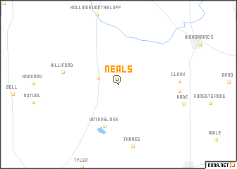 map of Neals