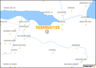 map of Néa Mádhitos