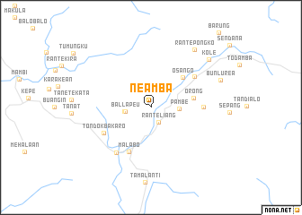 map of Neamba