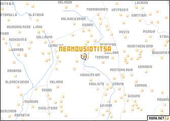 map of Néa Mousiotítsa