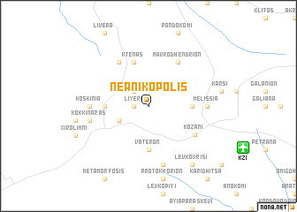 map of Néa Nikópolis