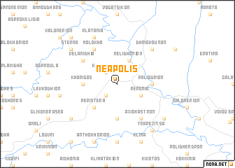 map of Neápolis