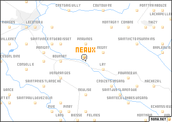 map of Neaux