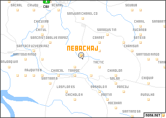 map of Nebachaj