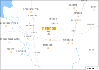 map of Nebaga