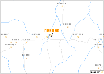 map of Nebasa