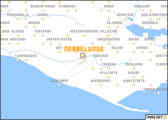 map of Nebbelunde