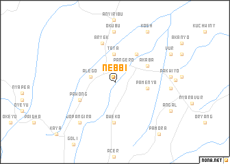 map of Nebbi