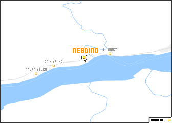 map of Nëbdino