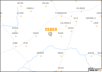 map of Nébéa