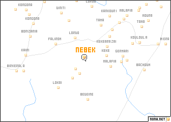 map of Nebek