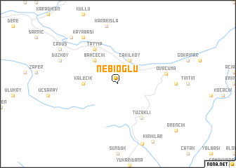 map of Nebioğlu