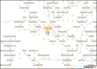 map of Nebi