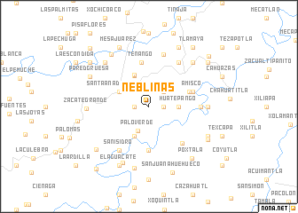 map of Neblinas