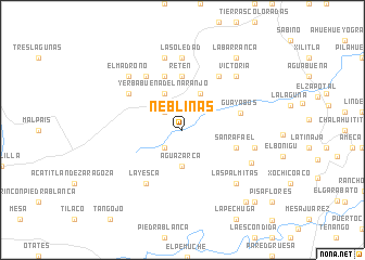 map of Neblinas