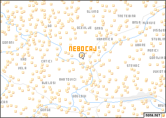 map of Nebočaj