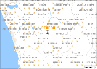 map of Neboda