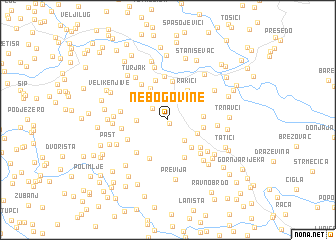 map of Nebogovine