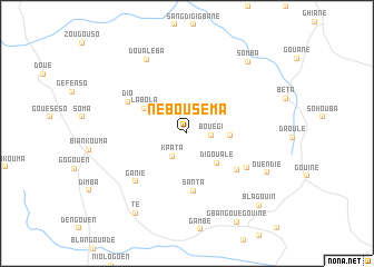 map of Nébou-Séma