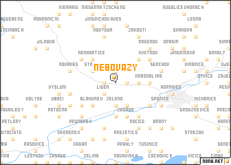 map of Nebovazy