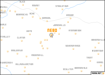 map of Nebo