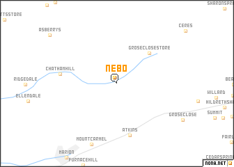 map of Nebo