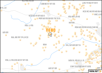 map of Nebo