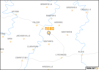 map of Nebo