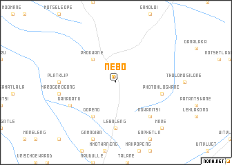 map of Nebo