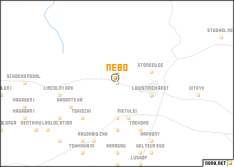 map of Nebo