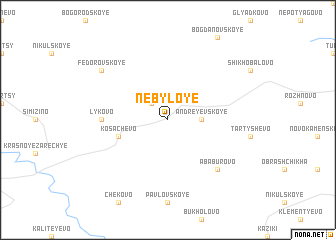 map of Nebyloye