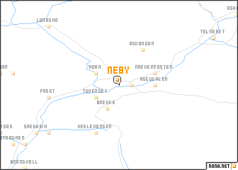 map of Neby