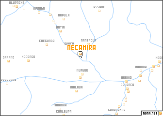 map of Necamira