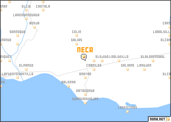 map of Ñeca