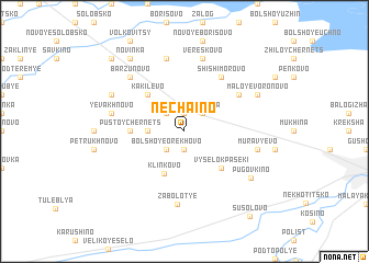 map of Nechaino