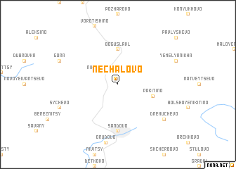 map of Nechalovo