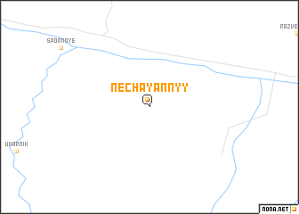 map of Nechayannyy