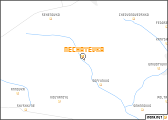 map of Nechayevka