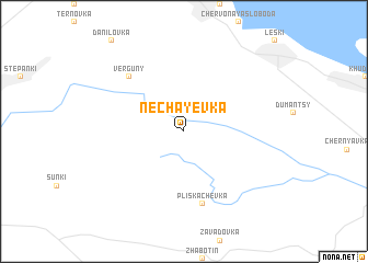 map of Nechayevka