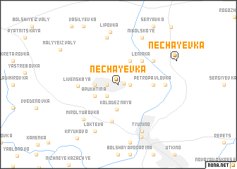 map of Nechayevka