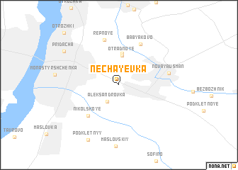 map of Nechayevka
