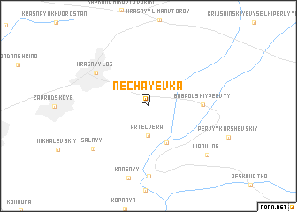 map of Nechayevka