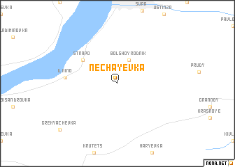 map of Nechayevka