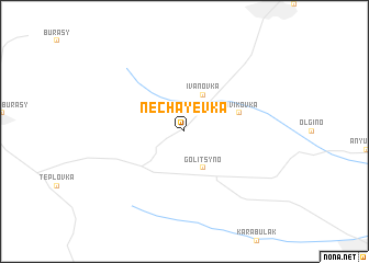 map of Nechayevka